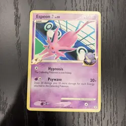 Pokemon TCG Espeon 18/111 Rising Rivals Regular Rare Card LP - Image 1