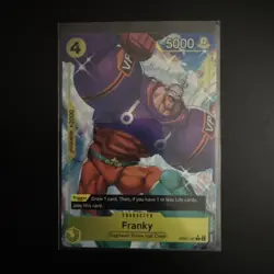 Franky OP07-107 Alt Art R Card Game 500 Years in the Future One Piece - Image 2