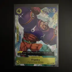 Franky OP07-107 Alt Art R Card Game 500 Years in the Future One Piece - Image 3