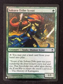 1x MTG Sakura-Tribe Scout (Foil) - The List Reprints (LIST) (SOK) #144 - Magic - Image 1