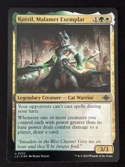 1x MTG Kutzil, Malamet Exemplar (Foil) - The Lost Caverns of Ixalan (LCI) #232 - Image 1