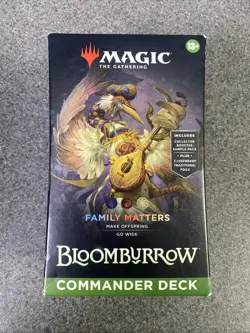 MTG Bloomburrow Commander Deck - Family Matters - Magic The Gathering Sealed - Image 1