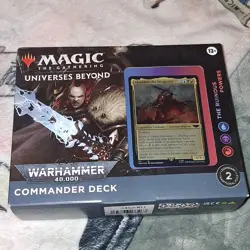 Magic: The Gathering Universes Beyond Warhammer 40K Commander Deck Abaddon Foil - Image 1