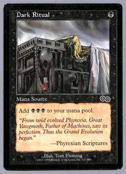 Dark Ritual - 127 - Urza's Saga (USG) MTG - Image 1