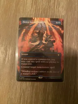 🔮 MTG: Fierce Guardianship (Borderless) Commander Masters Regular - Image 1