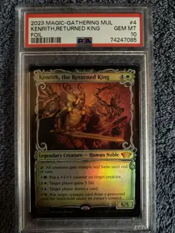 PSA GEM MT 10 Kenrith, the Returned King #4 MOM,MUL,Foil,Magic;the Gathering - Image 1