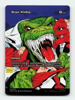 MTG Beast Within (Borderless) Marvel Universe Eternal-Legal Regular #0033 - Image 1