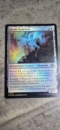Glyph Elemental Modern Horizons 3 Foil Enchantment Creature Uncommon MTG NM - Image 1