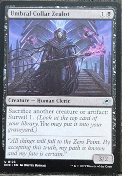 MTG Umbral Collar Zealot Edge of Eternities #123 Regular-Uncommon - Image 1