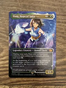 Yuna, Hope of Spira CHOCOBO TRACK FOIL - NM/M - Final Fantasy FIN MTG - Image 1