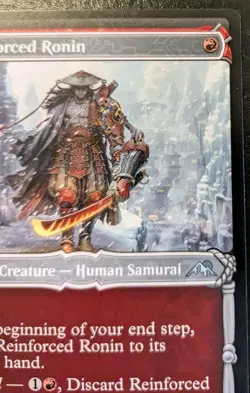 Reinforced Ronin (Showcase) 323 NEO Uncommon Kamigawa: Neon Dynasty MTG - Image 3