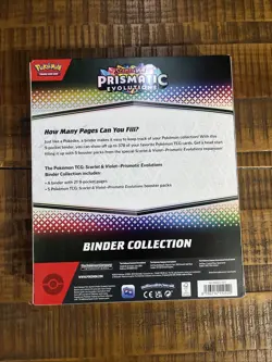 Pokemon TCG Prismatic Evolutions Binder Collection Sealed - Image 2