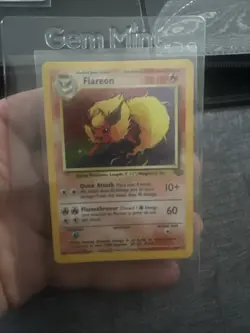 Pokemon TCG Flareon Jungle 3/64 Holo Unlimited Holo Rare - Image 1