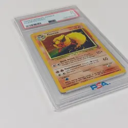 PSA 5 Pokemon Flareon 3/64 WotC Jungle Unlimited Holo Rare - Image 2