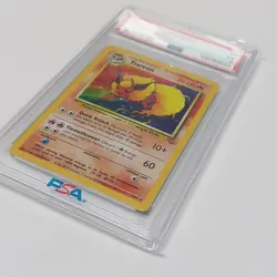 PSA 5 Pokemon Flareon 3/64 WotC Jungle Unlimited Holo Rare - Image 3