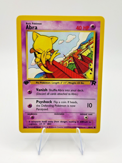 Pokemon Abra 49/82 1st Edition Team Rocket NM - Image 1