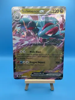 JUMBO Salamence ex Oversized 114/159 Journey Together Stamped Promo Pokemon NM - Image 1