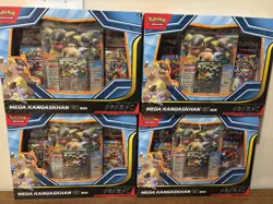 Lot of 4 - Pokemon TCG Mega Kangaskhan ex Collection Boxes - Factory Sealed - Image 1
