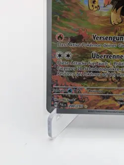 Pyroleo 200/193 Illustration Rare Entwicklungen in Paldea Pokemon Karte Deutsch - Image 5