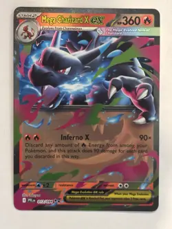 Pokemon TCG Mega Charizard X ex 13/94 Phantasmal Flames Double Rare - Image 1