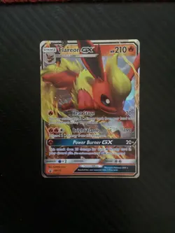 Pokemon FLAREON GX SM171 Holo Rare Sun & Moon Promos - Near Mint - Image 1