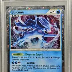 Pokemon TCG Suicune SL11 Call of Legends Holo Rare PSA 8 - Image 3