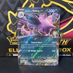 Pokemon - Team Rocket's Nidoking 217 - Black Star Promo - Image 1