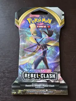Pokemon TCG: Sword & Shield Rebel Clash Sleeved Booster Packs (Inteleon Art) - Image 1
