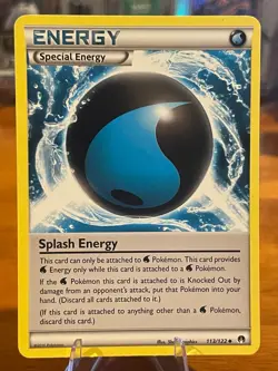 2016 Pokemon XY Breakpoint Special Energy Splash Energy 113/122 Uncommon MP - Image 1
