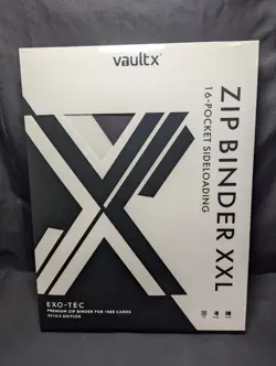 Vault X SV10.5 XXL 16 Pocket Binder Pokemon Black Bolt & White Flare New Sealed - Image 1