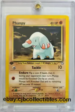 Pokemon PHANPY 43/111 1st Edition Neo Genesis - Near Mint 🍒 - Image 1