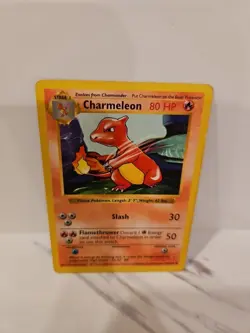 Lot Of 8 Pokemon TCG Base Set Shadowless Commons Uncommons Charmeleon EX 1999 - Image 2
