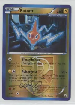 Rotom Reverse Foil Pokemon Black & White Plasma Storm #49 - Image 1