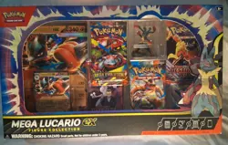 Pokemon TCG Mega Lucario ex Premium Figure Collection Box Factory Sealed NEW - Image 1