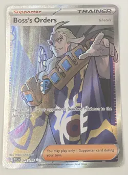 Boss's Orders Full Art Trainer Pokemon Paldea Evolved 248/193 - Image 1