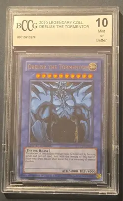Yu-Gi-Oh! TCG 2010 Obelisk the Tormentor Limited Edition LC01 BCCG 10 - Image 1