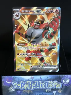 Pokemon Card Incineroar ex 187/162 Temporal Forces Full Art Ultra Rare NM - Image 1