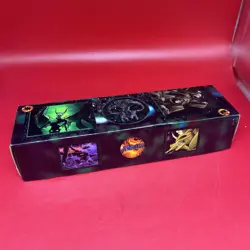 Magic The Gathering MTG Long Card Storage Box 1996 Black Mana Symbol Vintage - Image 1