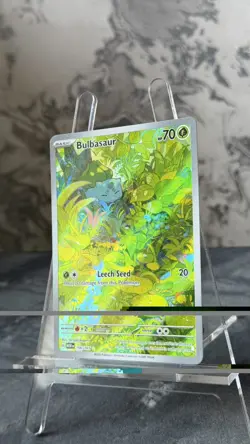 Bulbasaur 166/165 SV: Scarlet & Violet 151 Illustration Rare - English Card UK - Image 5