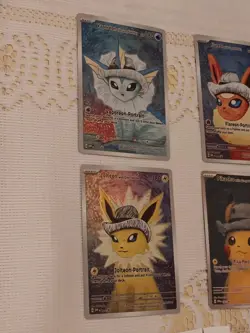 4 Pokemon With Grey Felt Hat Van Gogh DIY Doujin Art Card - Image 2