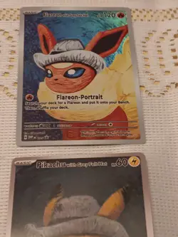 4 Pokemon With Grey Felt Hat Van Gogh DIY Doujin Art Card - Image 3