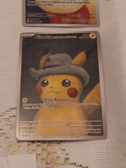 4 Pokemon With Grey Felt Hat Van Gogh DIY Doujin Art Card - Image 4