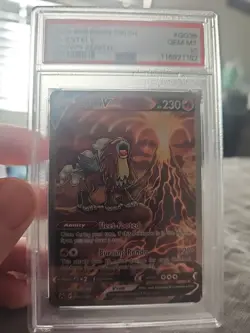 Pokemon Entei V GG36/GG70 2023 Crown Zenith Ultra Rare Card - PSA 10 GEM MINT - Image 1