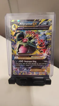 Pokemon M Tyranitar EX 2015 Ancient Origins Mega Ultra Rare Holo Card 43/98 - Image 1
