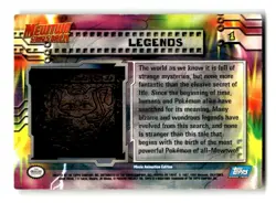 1998 Topps Pokemon Mewtwo Strikes Back Card #1 Legends LP - Image 2