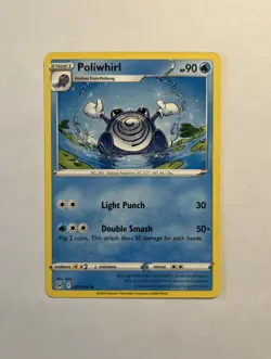 Pokemon TCG Lost Origin Poliwhirl 31/196 Regular Uncommon Card - Image 1
