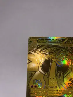 Mega-Dracaufeu X EX - Full Gold - 130/094 - 2025 - NM/M FR Pokemon Card - Image 5