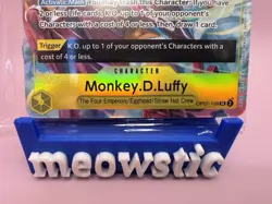 Monkey D. Luffy Alt Art Promo Card - SR - OP07-109 - NM/M Sealed One Piece - Image 2