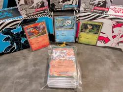 Pokemon Black Bolt/White Flare Poster Collection Promos & 100 Card Lot w/EX Holo - Image 2