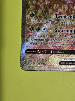 Pokemon Beedrill V #161/189 Alternative Art Astral Radiance NM TCG Card Fresh - Image 2